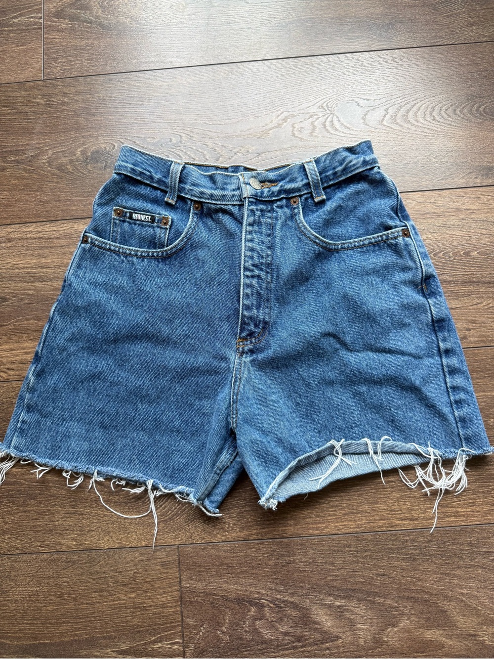 Vintage High Waisted Denim Shorts